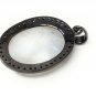 Rainbow Moonstone GemPave Diamond Pendant Moonstone Pendant Sterling Silver Jewelry Default Title