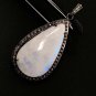 RainOxidized Silver Diamond Pendant Pave Diamond Jewelry Wholesale Gemstone Pendant Default Title