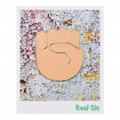 Raised Fist Protest Pride Black Lives Matter BLM Enamel Pin Medium-Light Skin Tone