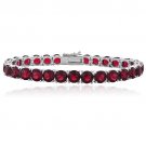 Red Swarovski Elements Tennis Bracelet BBR13820R