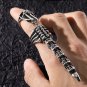 Retro scorpion ring movable personality punk hip-hop men's open ring vintage silver