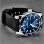 Revue Thommen 17030.2535 Men's 'Diver' Blue Dial Rubber Strap Swiss Automatic Watch Default Title