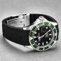 Revue Thommen 17571.2834 Men's 'Diver' Black Dial Rubber Strap Swiss Automatic Watch Default Title