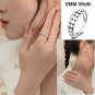 Rings for Women, Checkerboard Flowers Ring Girls Trendy Ring 16MM