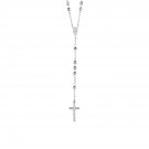 Rosary Chain and Large Bead Necklace in Sterling Silver