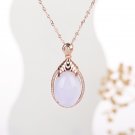 S925 violet jade pendant lavender