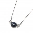 Sapphire GSterling Silver Dainty Jewelry Natural Blue Sapphire Delicate Necklace Gifts for Her 18