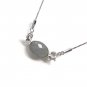 Sapphire Gemstone Necklace; Minimalist Layering NecBlue Sapphire Yellow Sapphire Pink Sapphire 18