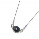Sapphire Necklace; Gemstone Necklace;Sterling Silver Necklace Delicate Necklace Silver Jewelry 18
