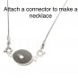 Sapphire Necklace; Gemstone Necklace;Sterling Silver Necklace Delicate Necklace Silver Jewelry 18