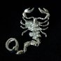 Scorpion Diamond Gold Plated Alloy Stretch Ring gold