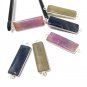 Silver Gemstone Bar Connectors; Natural Sapphire BriolettJewelry Findings 36.5mmX10mm 1 Pc Yellow