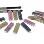 Silver Gemstone Bar Connectors; Natural Sapphire BriolettJewelry Findings 36.5mmX10mm 1 Pc Yellow