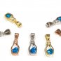 Silver Heart Pendant; BotJewelry Supplies for DIY Jewelry Making Bulk Wholesale Pendant 1 Pc Gold