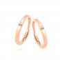 Simple Double CZ 925 Sterling Silver Adjustable Promise Ring Women Ring
