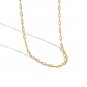 Simple Geometry Hollow Chain 925 Sterling Silver Choker Necklace Silver
