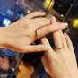 Simple Geometry Personalized 925 Sterling Silver Adjustable Promise Ring Women Ring