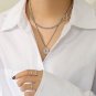 Simple Letter A to Z Coin 925 Sterling Silver DIY Pendant B