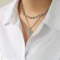 Simple Letter A to Z Coin 925 Sterling Silver DIY Pendant B