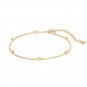 Simple Mini Beads Hollow Chain 925 Sterling Silver Bracelet Silver