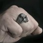 Skull Ring Men's Rock Gothic Punk Jewelry Ring silver