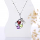 Smell Silver 925 Silver Multicolor Pendant Multicolor