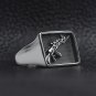 Stainless Steel AK-47 Gun Signet Ring - SCR4078