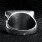 Stainless Steel AK-47 Gun Signet Ring - SCR4078