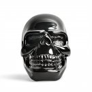 Stainless Steel Black Skull Ring - SCR4094