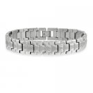 Stainless Steel Brushed and Polished Men's Link Bracelet BST11008