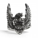 Stainless Steel Flying Eagle Ring - SCR3050