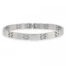 Stainless Steel Interlocking Men's Link Bracelet BST10994