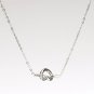 Stainless Steel Knot Women's Necklace Stylish Design 14K Gold Plated Jewelry Golden