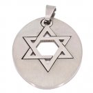 Star Of David Stainless Steel Pendant - PDJ2041 Default Title