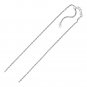 Sterling Silver 1.5mm Adjustable Rope Chain