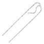 Sterling Silver 1.5mm Adjustable Singapore Chain