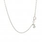 Sterling Silver 16 inch Necklace with Textured Beads