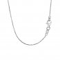 Sterling Silver 18 inch Three Toned Necklace with Polished Hearts and Stars