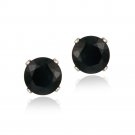 Sterling Silver 3.2ct Sapphire Stud Earrings, 7mm E12012S