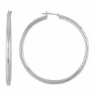 Sterling Silver 48mm Hoop Earrings H3005D348