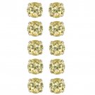 Sterling Silver 4ct Citrine 5mm Stud Earrings, Set of 5 S12010C-5