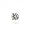 Sterling Silver 7mm Round CZ Mens Stud Earring E11551