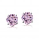 Sterling Silver Alexandrite Swarovski Elements June Birthstone Stud Earrings E13931LTA