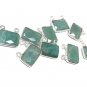 Sterling Silver Amazonite GemWholesale Jewelry Findings Bulk Amazonite Charms 1 Pc A) 13mm X 15mm