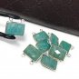Sterling Silver Amazonite GemWholesale Jewelry Findings Bulk Amazonite Charms 1 Pc B) 12mm X 13mm