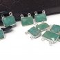 Sterling Silver Amazonite GemWholesale Jewelry Findings Bulk Amazonite Charms 1 Pc B) 12mm X 13mm
