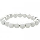 Sterling Silver Bead 10mm Stretch Bracelet B10030