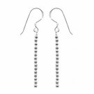Sterling Silver Beads Dangle Earrings E4461