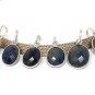 Sterling Silver Blue SapphireDIY Jewelry Making Birthstone Pendant Gifts for Her A) 23mm+ X 11mm+