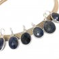 Sterling Silver Blue SapphireDIY Jewelry Making Birthstone Pendant Gifts for Her A) 23mm+ X 11mm+